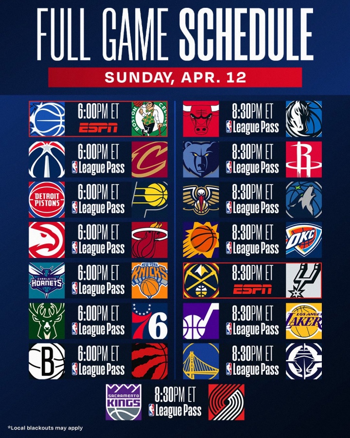 天天盈球网-明日NBA收官日定排名&amp;对阵！你觉得最有意思的对阵是？